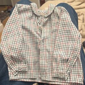 Azul de Liro plaid 9m button down